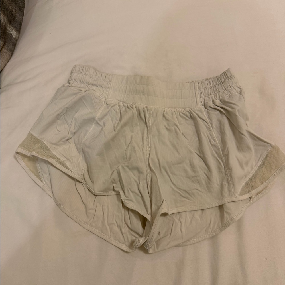 lululemon athletica Cream Athletic Shorts